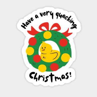 Have a Very Quacking Christmas Sticker